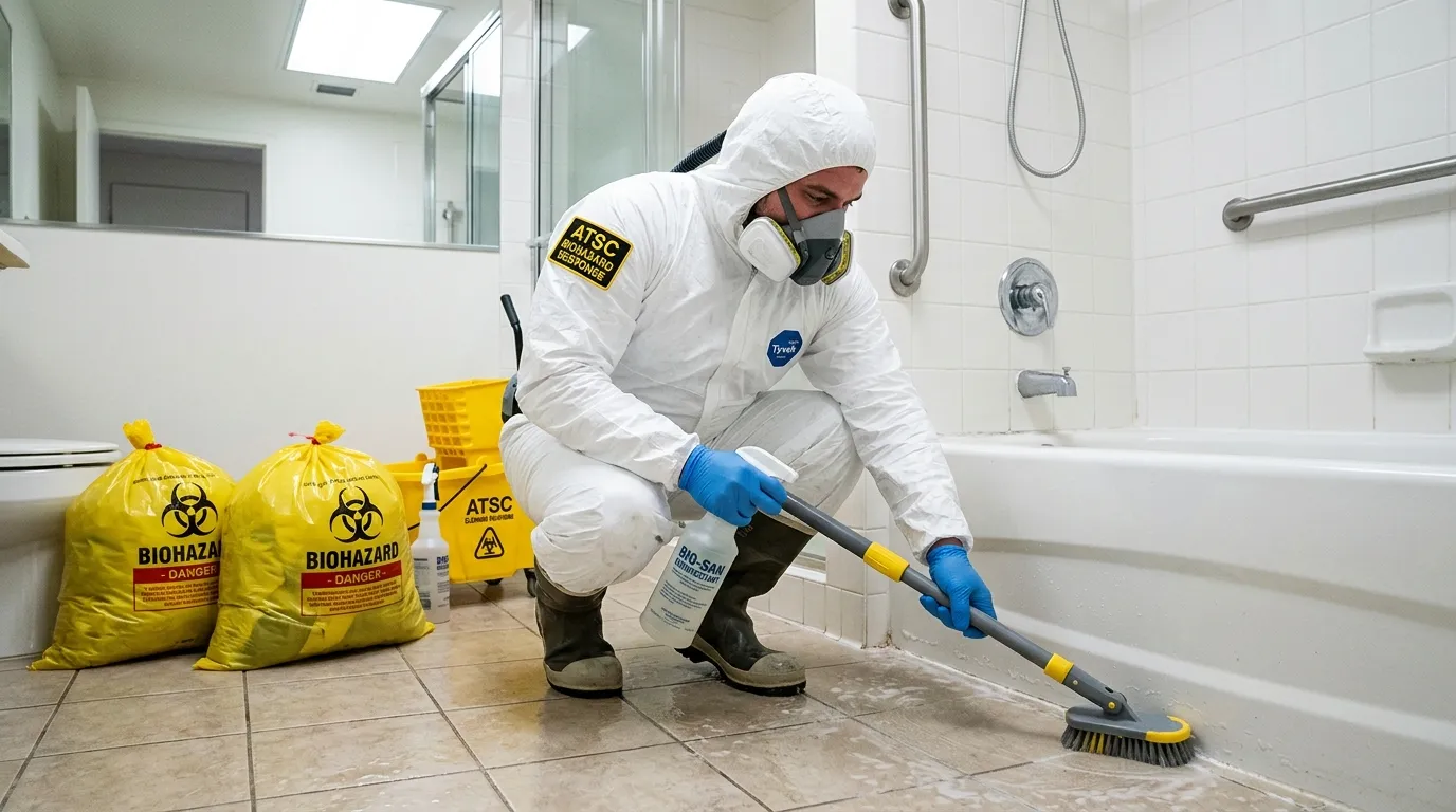 Decontamination equipment deployed for Blood Cleanup in West Bend